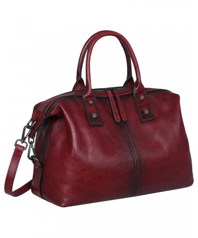 Leather Shoulder Bag Satchel Tote Bag Top Handle Satchel Purse $76.49 Totes