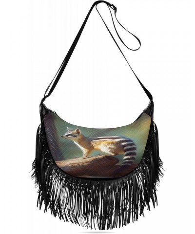 Women's Fringe Crossbody Tassel Purse Small Animal Hobo Shoulder Bags Crossbody Handbag with Adjustable Shoulder Straps $15.1...