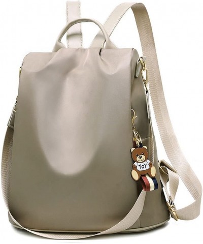 Women Backpack Purse Waterproof Anti-theft Daypack Lightweight School Shoulder Bag Khaki $15.39 Backpacks