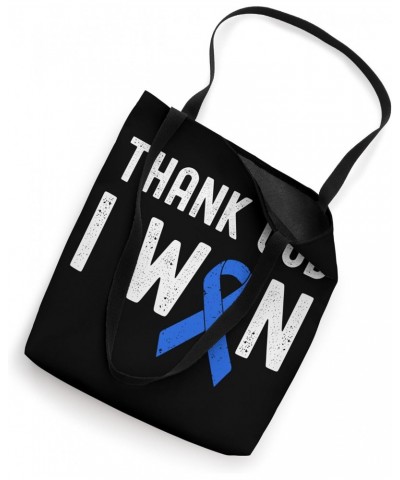 Colon Cancer Awareness Thank God Colorectal Cancer Tote Bag $10.50 Totes