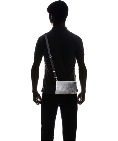 Patrick Stefan 213ABG01 Shoulder Bag, Sacoche, Wallet Pochette, Minimini sacoche 'shine', Scratch Silver $40.66 Shoulder Bags