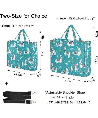 Womens Cute Cartoon Llama Floral Cactus Crossbody Satchel Bag with Shoulder Strap for Travel Gym Shopping Weekender Multi05 $...