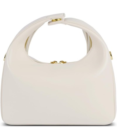 Women Top Handle Handbag, Medium Vienna Vegan Leather Designer Small Purse with Crossbody Chain Beige $28.60 Handbags