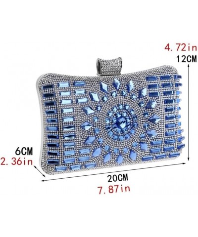 Rhinestones Women Bags Hollow Out Style Fashion Evening Bags Chain Shoulder Handbags Party Wedding Day Clutch Purse Ym3106sil...