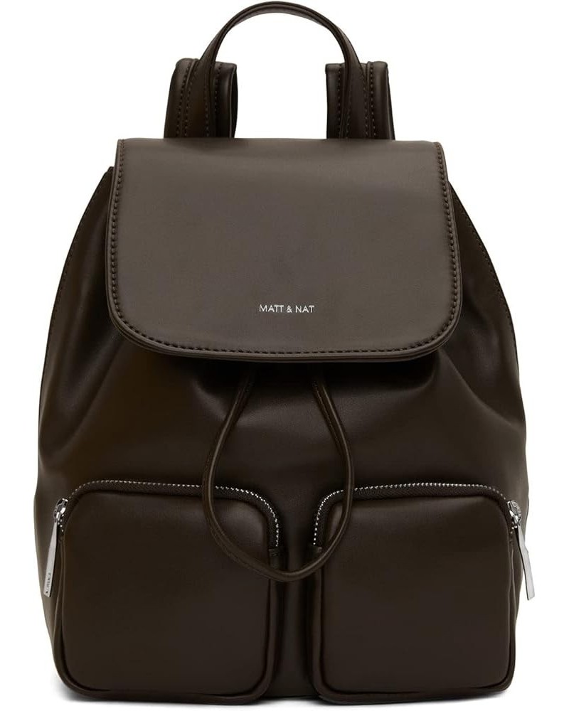 Vegan Handbags, Tatum Backpack, Black (Black) - Designer Purses & Bags, For Men & Women, Cruelty-Free, Animal-Free Espresso $...