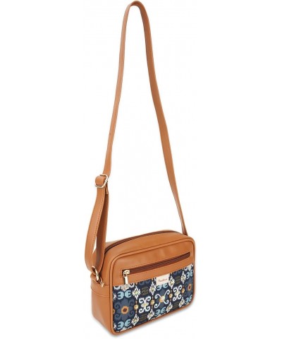 Handcrafted Vegan Leather Batik Ikat Box Designed Sling Bag $13.25 Crossbody Bags