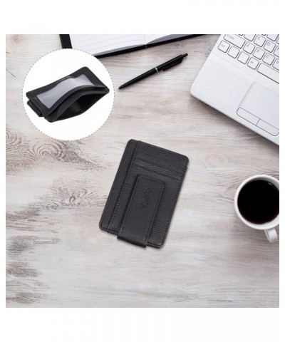 2pcs Men's Card Holder Wallet Cards Storage Pouch Mens Small Cards Bag Trendy Purse Para Hombre Short Leather Purse for Women...