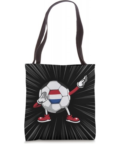 Dabbing Soccer Netherlands Jersey Dutch Football Lovers Tote Bag $11.00 Totes