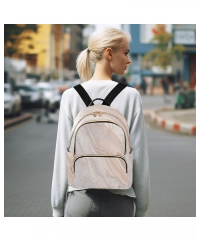 Fashion Backpack Mini Backpack Purse Casual Daily Backpack Pale Pink Gray Marble for Travel for College Work Small $17.00 Bac...