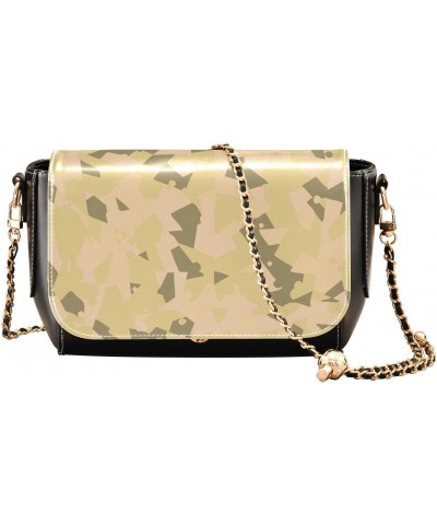 Desert Camouflage Khaki Crossbody Bags for Women Leather Purse Shoulder Bag Handbag for Work Daily Gifts $17.20 Shoulder Bags