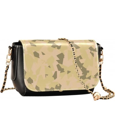 Desert Camouflage Khaki Crossbody Bags for Women Leather Purse Shoulder Bag Handbag for Work Daily Gifts $17.20 Shoulder Bags