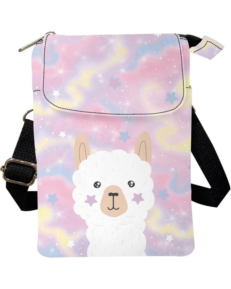 Small Crossbody Purse Sling Cell Phone Bags for Women Teen Girls Cute Alpaca $10.98 Crossbody Bags