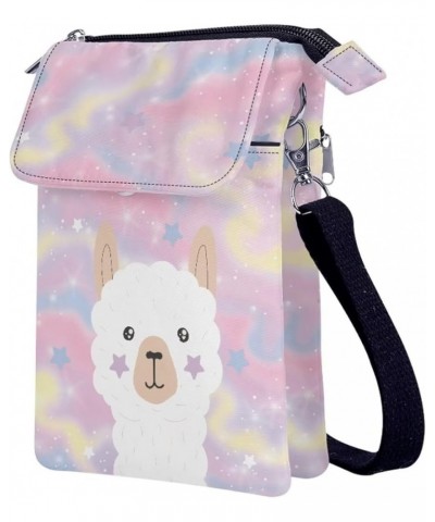 Small Crossbody Purse Sling Cell Phone Bags for Women Teen Girls Cute Alpaca $10.98 Crossbody Bags