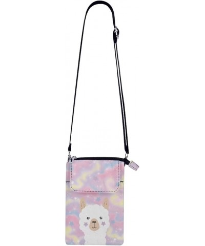 Small Crossbody Purse Sling Cell Phone Bags for Women Teen Girls Cute Alpaca $10.98 Crossbody Bags