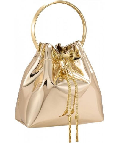 Women's Rhinestone Bucket Bag Sparkly Sequin Evening Handbag Purse for Formal/Wedding/Cocktail/Prom/Party/Club Gold $12.71 Ev...