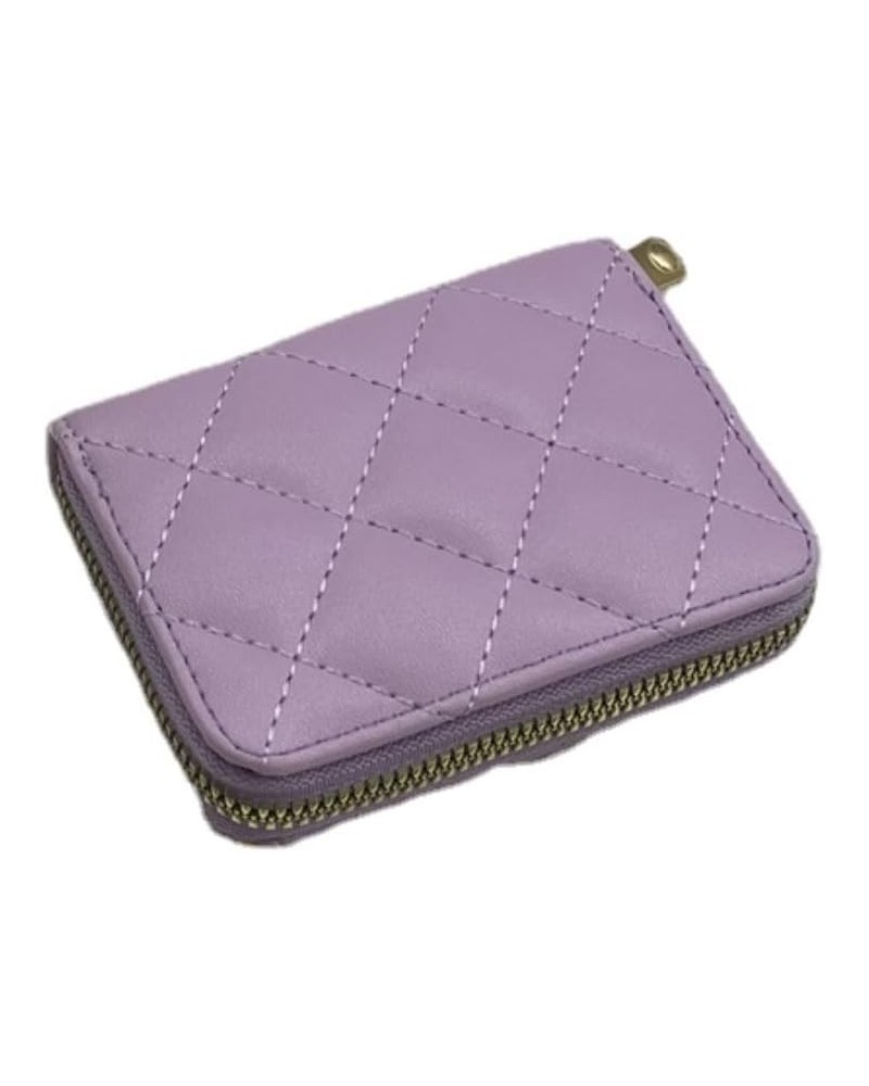 Cute Wallet Mini Purse Vintage Small Wallet Aesthetic Wallet PU Leather Wallet Black Wallet for Women (Pink) Purple $10.19 Wa...