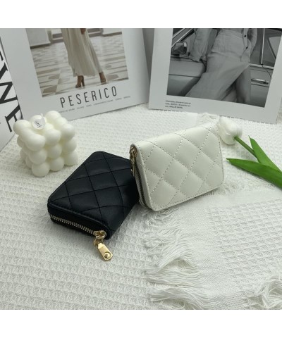 Cute Wallet Mini Purse Vintage Small Wallet Aesthetic Wallet PU Leather Wallet Black Wallet for Women (Pink) Purple $10.19 Wa...