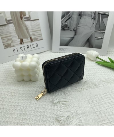 Cute Wallet Mini Purse Vintage Small Wallet Aesthetic Wallet PU Leather Wallet Black Wallet for Women (Pink) Purple $10.19 Wa...