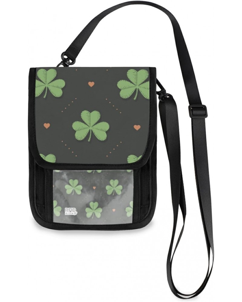 Small Crossbody Cell Phone Purse Bag 3 for Women Wallet Purse Plaid Clover Mini Messenger Shoulder Handbag $11.19 Crossbody Bags