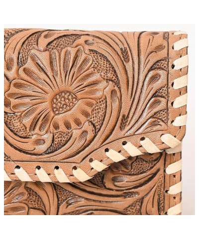 WALLET Hand Tooled Genuine Leather women bag western handbag purse $24.01 Wallets