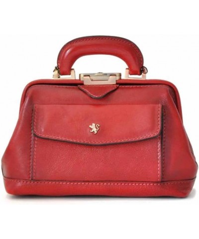 Pratesi womens Doctor bag - B562/P Bruce (Chianti) Cherry $117.18 Handbags