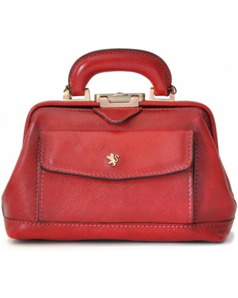 Pratesi womens Doctor bag - B562/P Bruce (Chianti) Cherry $117.18 Handbags