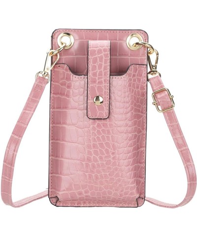 Leather Small Crossbody Bags for Women Designer Cell Phone Bag Wallet Purses Adjustable Strap Case for Galaxy S21 6.1 pink $9...