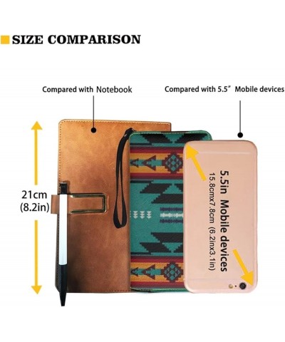 Fashion Brown Artistic Flower Women's Zipper Clutch Long Wallet Multifunction Holder Organizer Purse Handbags Southwestern Az...