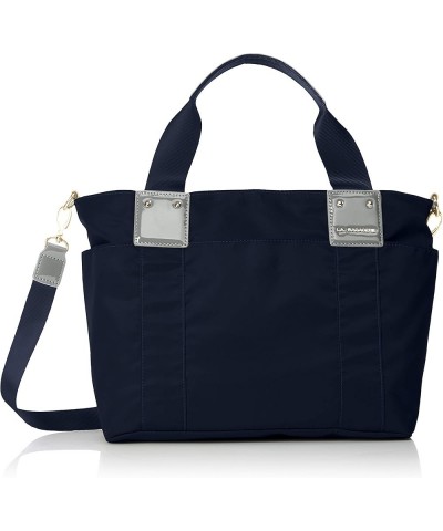 2-Way Nylon Tote B72-12-02 Navy/Grey $58.18 Crossbody Bags