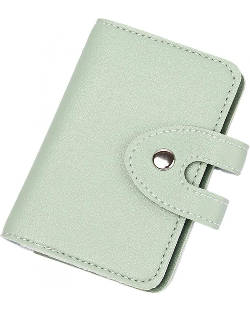 Fashion ID Long Wallet Solid Color Buttons Women Hasp Purse Multiple Card Slots Clutch Bag Phone Bag Thin Womens Wallet Green...