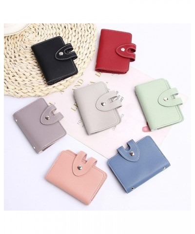 Fashion ID Long Wallet Solid Color Buttons Women Hasp Purse Multiple Card Slots Clutch Bag Phone Bag Thin Womens Wallet Green...