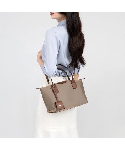 Large Capacity Tote Handbags for Women Khaki $11.00 Totes