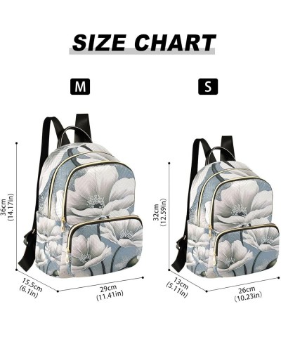 Small Backpack for Women Travel Bag Abstract Art Poppy Flower Daypack Purse Fashion Shoulder Bag Rucksack Medium B1022 $15.33...