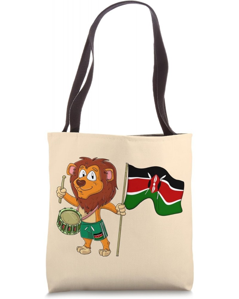 Kenya Lion Fan Tote Bag $11.77 Totes