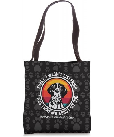 Funny German Shorthaired Pointer Vintage Sunset Tote Bag $12.75 Totes