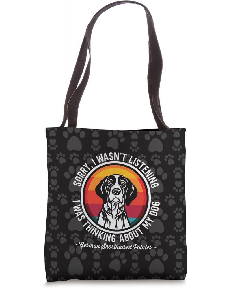 Funny German Shorthaired Pointer Vintage Sunset Tote Bag $12.75 Totes