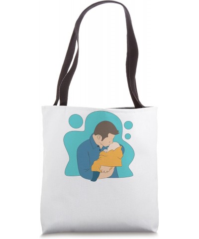 New Dad In Town Tote Bag $14.76 Totes