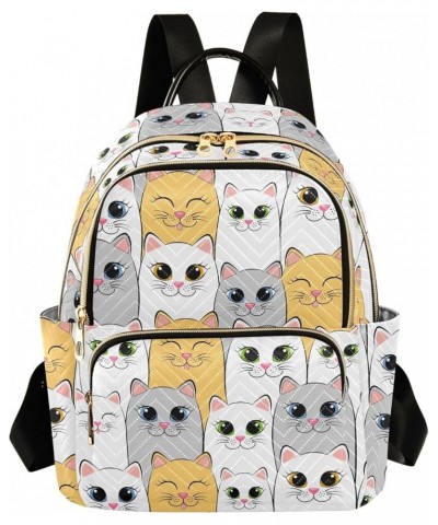 Cats Backpack Purse for Women Fashion Travel Bag Ladies Shoulder Bags Handbag Back Pack Lady Purse,M Medium $15.75 Backpacks