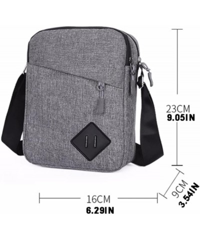 Satchel Business Travel Men And Women Universal Small Square Bag Shoulder Carry On Document Bag Blue $6.37 Satchels