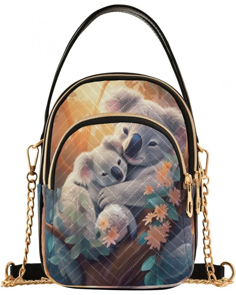 Quilted Crossbody Bags for Women,Koala Women's Crossbody Handbags Small Travel Purses Phone Bag $12.09 Crossbody Bags