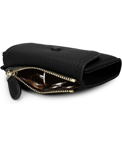 Small Womens Wallet Bifold Slim Coin Purse Zipper ID Card Holder Mini ada-black $7.94 Wallets