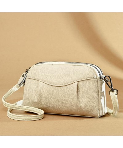 Small Crossbody Bag for Women Cute Shoulder Bag Black Purse Stylish Handbag with Zipper Closure and Adjustable Strap White $1...