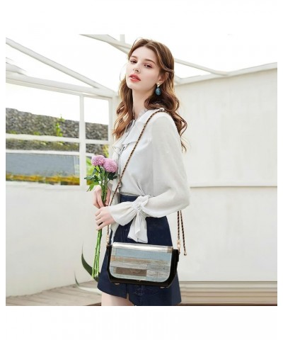 Crossbody Handbag Pale Wooden Vintage PU Leather Shoulder Bag Sturdy Travel Pouch Compact Chic Bag for Women Everyday Use Hol...