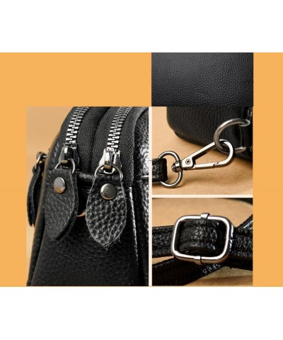 Small Crossbody Bag for Women Cute Shoulder Bag Black Purse Stylish Handbag with Zipper Closure and Adjustable Strap White $1...