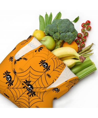 Halloween Spiders Single Shoulder Commuter Canvas Tote Bags For Women And Men Halloween Spiders42 $10.33 Totes