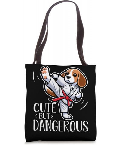 Beagle Cute But Dangerous Tote Bag $14.74 Totes