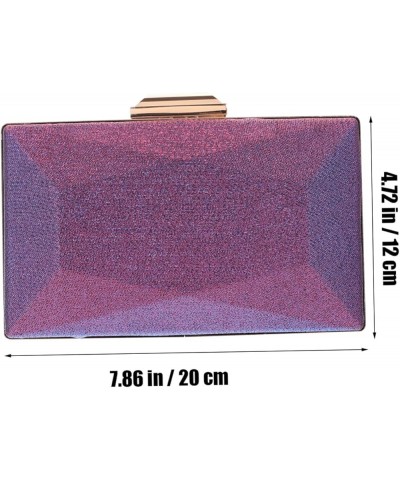 1Pc dinner bag Evening Clutch Bag Lady Phone Bag Portable Shoulder Bag Banquet Bag Party Handbag evening Purple $11.62 Evenin...