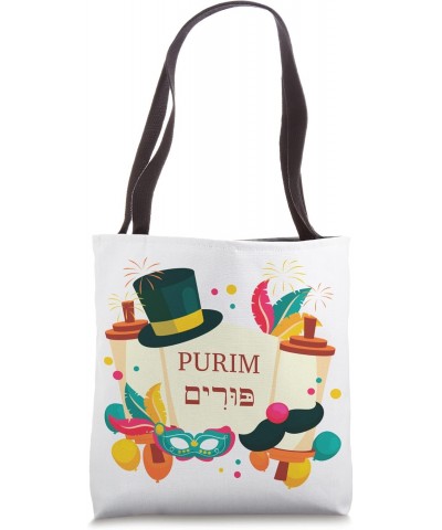 Purim Jewish Festival Costume Men & Women Graphic Design Tote Bag $11.02 Totes