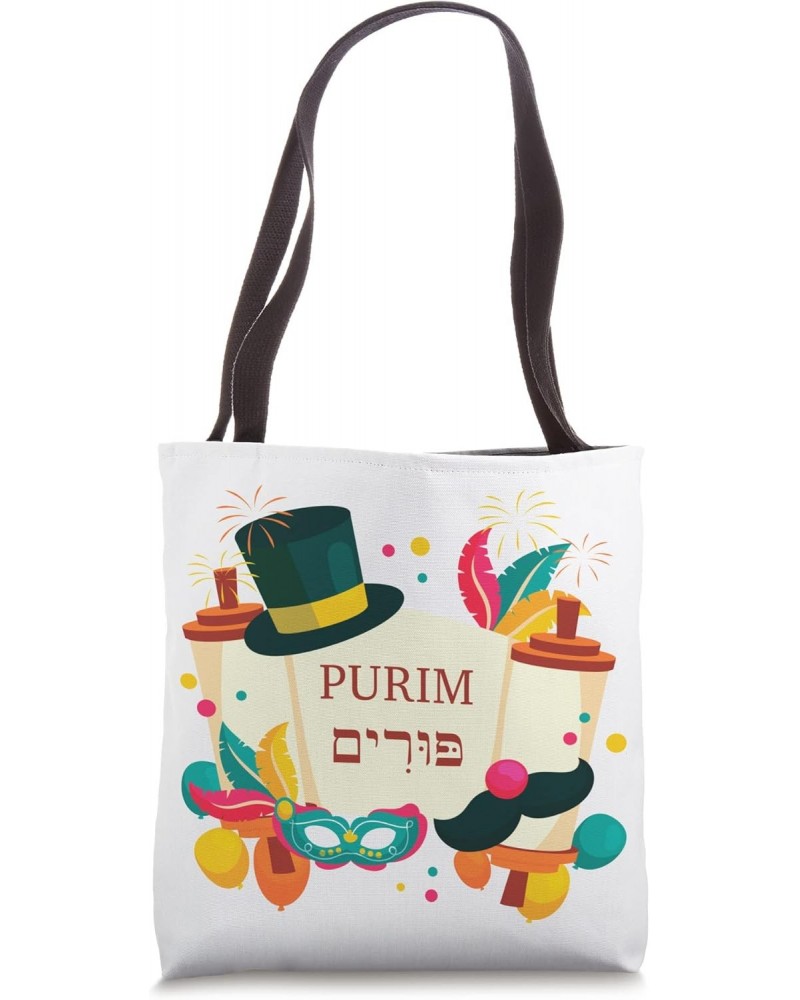 Purim Jewish Festival Costume Men & Women Graphic Design Tote Bag $11.02 Totes