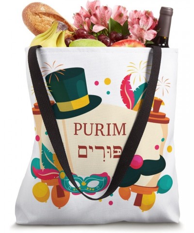 Purim Jewish Festival Costume Men & Women Graphic Design Tote Bag $11.02 Totes